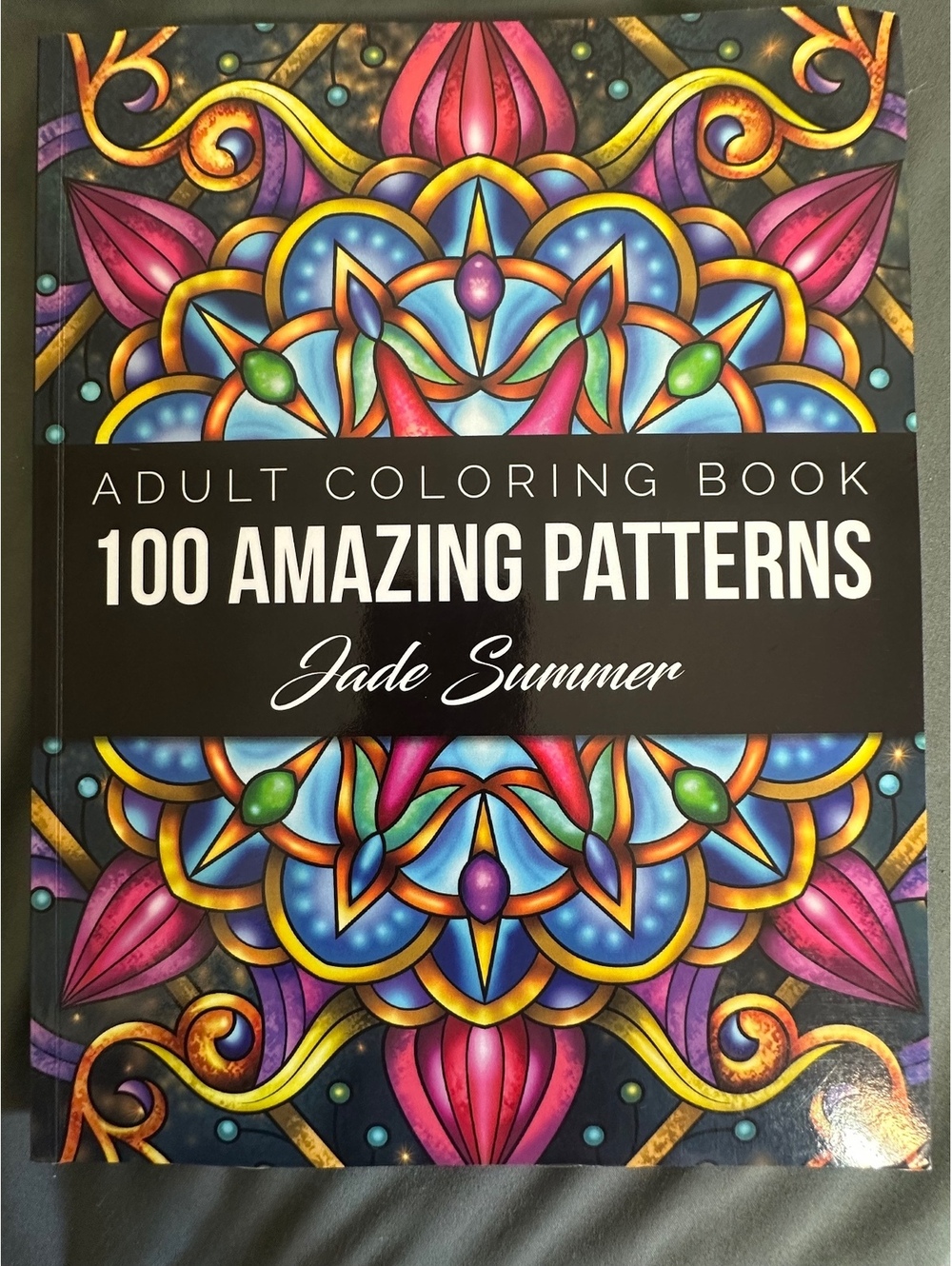 100 Amazing Patterns Adult Coloring Book By Jade Summer